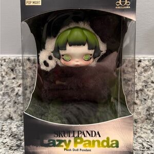 POP MART SKULLPANDA Lazy Panda Doll Pendant Plushie Keychain